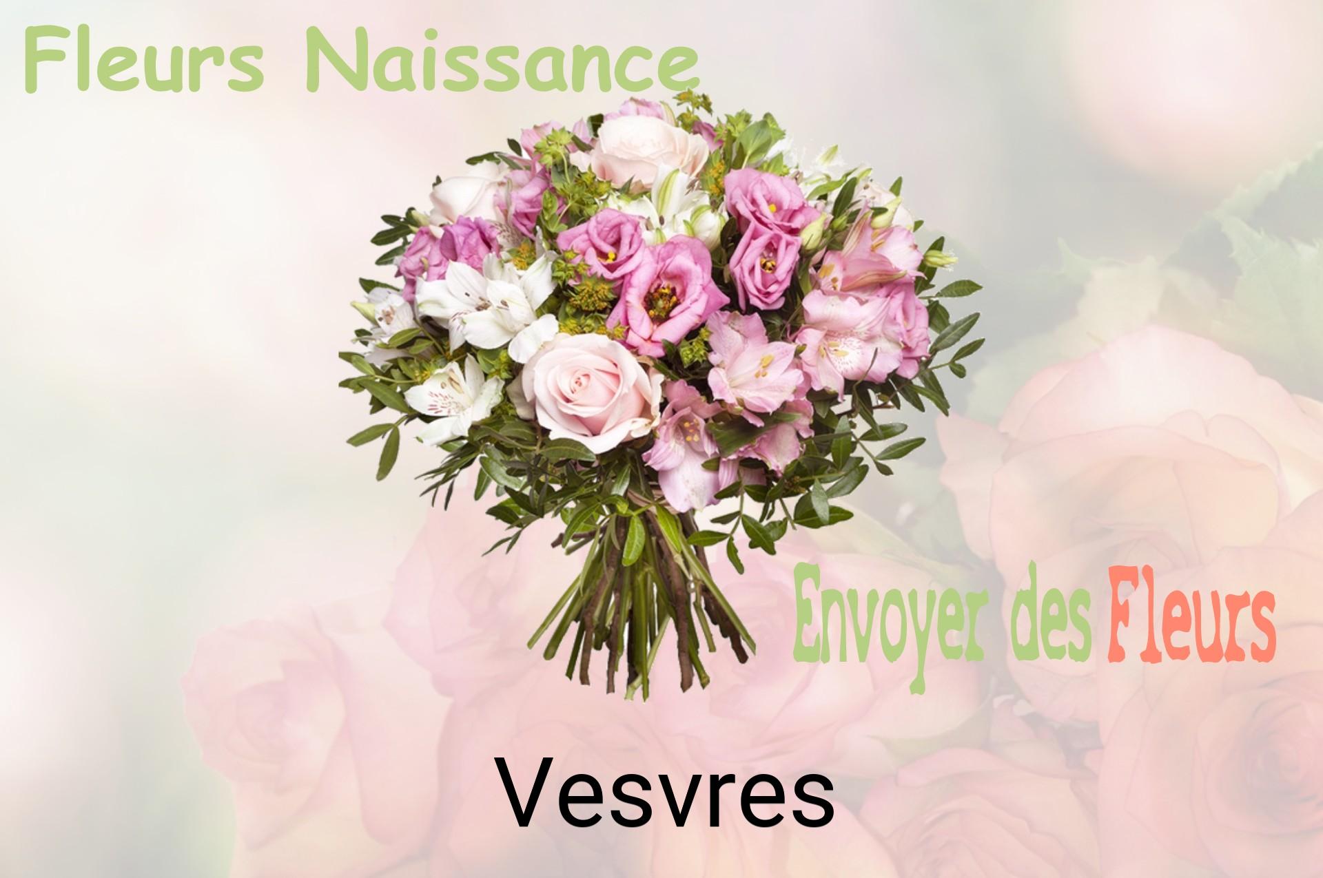 Bouquet de fleurs de naissance livré à Vesvres